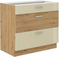 Spodnja omara Artisan - krem - 80 cm D 3S BB