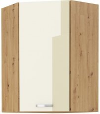 Zgornja kotna omara Artisan - krem - 60x60 cm GN-90 1F (45°)