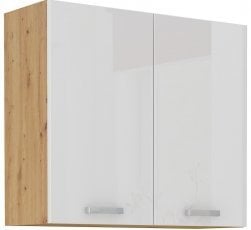 Zgornja omara Artisan - bela - 80 cm G-72 2F