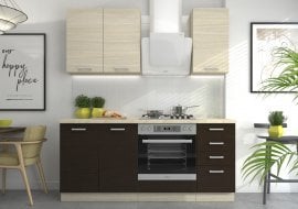 Kuhinjski sestav Chamonix 180 cm - 1 sestav