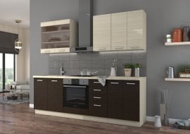 Kuhinjski sestav Chamonix 240 cm - 3 sestav