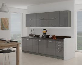 Kuhinjski sestav Grey 260 cm - 4 sestav