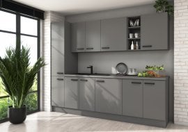 Kuhinjski sestav Nessa 260 cm - 2 sestav