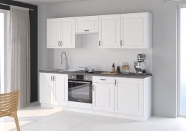 Kuhinjski sestav Stilo 250 cm - bel - 3 sestav
