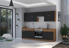 Kuhinjski sestav Vigo 260 cm - matera - 4 sestav