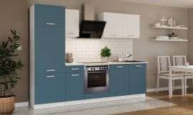 Kuhinjski sestav Toni 260 cm - skagerrak/bel