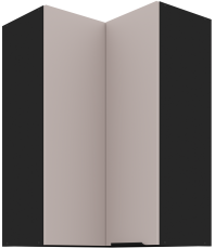 Zgornja kotna omara Arona - 60x60 cm GN-90 2F (90°)