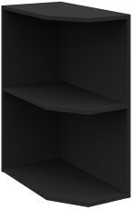 Spodnja kotna omarica Stolarz - 30 D ZAK BB - črna