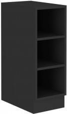 Spodnja omarica s policami Stolarz 30 D OTW BB - črna