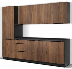 Kuhinjski sestav Monza 240 cm - 1 sestav