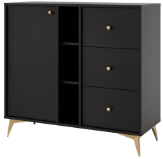 Komoda Tokyo 1 - 824 - črna