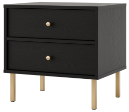 Nočna omarica Tokyo 2 - 801 - črna