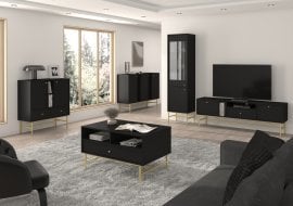 Dnevna soba in spalnica Tokyo 3 - črna