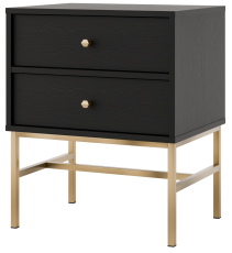 Nočna omarica Tokyo 3 - 801 - črna