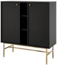 Komoda Tokyo 3 - 822 - črna