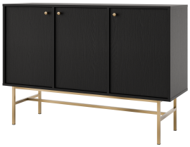 Komoda Tokyo 3 - 813 - črna