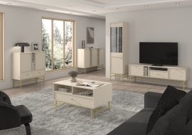 Dnevna soba in spalnica Tokyo 3 - peščeno bež