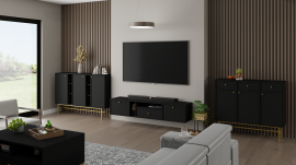 Dnevna soba in spalnica Tokyo 4 - črna