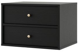 Viseča nočna omarica Tokyo 4 - 801 - črna