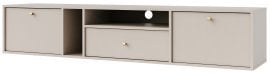 Viseča TV komoda Tokyo 4 - 313 -  peščeno bež
