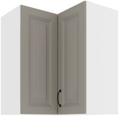 Zgornja kotna omara Stilo - сlaygrey/bela - 60x60 GN-72 2F (90°) 