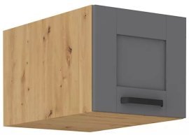 Zgornja omara Luna - dustgrey/artisan hrast - 40 cm NAGU-36 1F