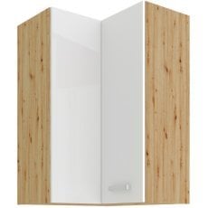 Zgornja kotna omara Artisan - bela - 60x60 cm GN-72 2F (90°)