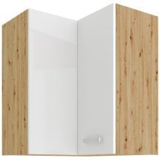 Zgornja kotna omara Artisan - bela - 60x60 cm GN-90 2F (90°)