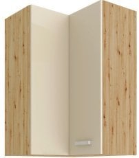 Zgornja kotna omara Artisan - krem - 60x60 cm GN-90 2F (90°)
