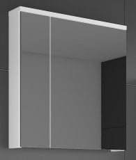 Omara z ogledalom Porto - bela - WH 14