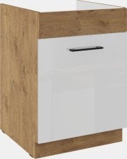 Spodnja omara Vigo - bela sijaj - 60 cm ZL 1S BB 