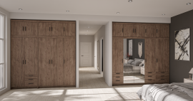 Modulna garderobna omara Elena - hrast lefkas - 1 sestav