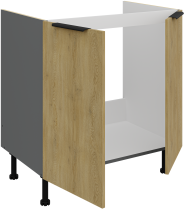 Stolarz-Lempert - Spodnja omara Cremona - hrast/antracit - 80 ZL 2F BB