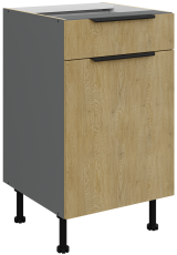 Spodnja omara Cremona - hrast/antracit - 50 D 1F 1S BB