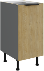 Spodnja omara Cremona - hrast/antracit - 40 D 1F BB