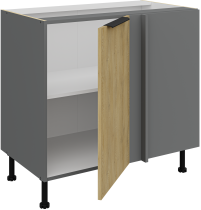 Stolarz-Lempert - Spodnja omara Cremona - hrast/antracit - 105 ND 1F BB