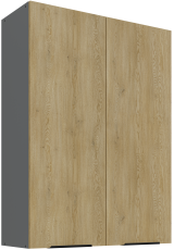 Zgornja omara Cremona - hrast/antracit - 80 G-108 2F