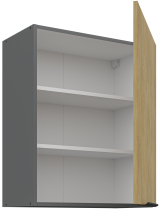 Stolarz-Lempert - Zgornja omara Cremona - hrast/antracit - 60 G-72 1F