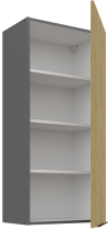 Stolarz-Lempert - Zgornja omara Cremona - hrast/antracit - 50 G-108 1F