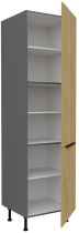 Stolarz-Lempert - Visoka omara Cremona - hrast/antracit - 60 DK-215 2F