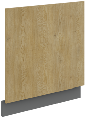 Vrata za vgradni pomivalni stroj Cremona - hrast/antracit - ZM 570x596