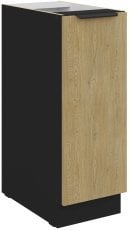 Spodnja omara Cremona - hrast/črna - 30 D CARGO BB