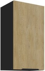 Zgornja omara Cremona - hrast/črna - 40 G-72 1F
