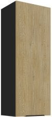 Zgornja omara Cremona - hrast/črna - 40 G-108 1F