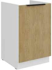 Spodnja omara Cremona - hrast/bela - 50 ZL 1F BB