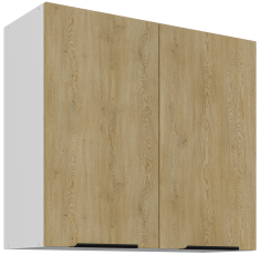 Zgornja omara Cremona - hrast/bela - 80 G-72 2F