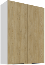 Zgornja omara Cremona - hrast/bela - 80 G-108 2F