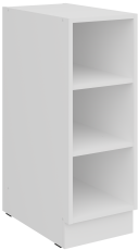 Spodnja omara s policami Stolarz 30 D OTW BB - bela