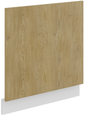 Vrata za vgradni pomivalni stroj Cremona - hrast/bela - ZM 570x596