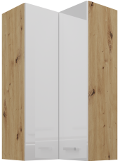 Zgornja kotna omara Artisan - bela - 60x60 GN-108 2F (90°)